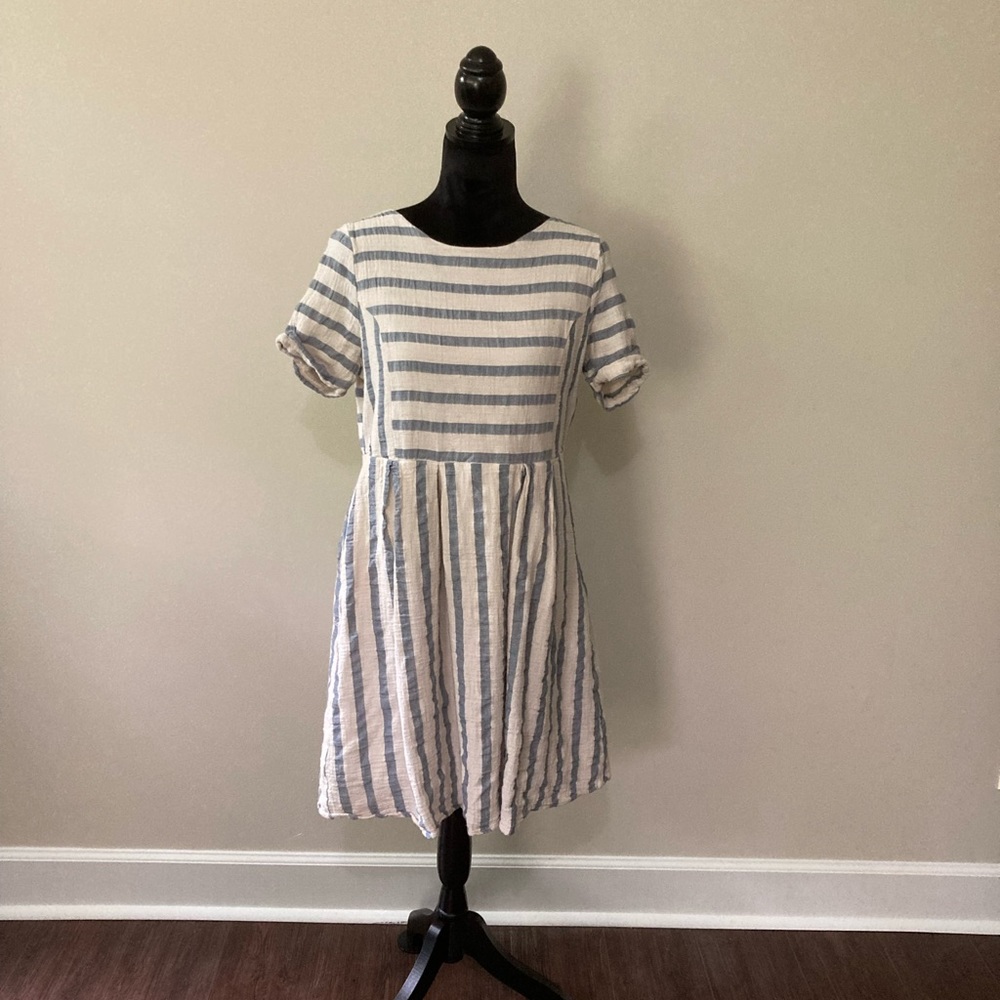 Blue and White Orange Creek Dress